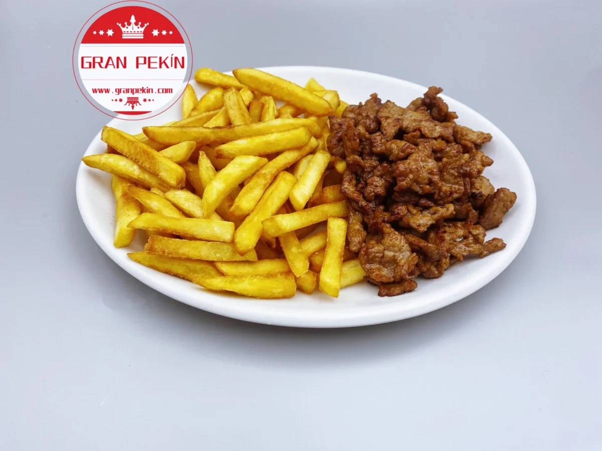 Ternera con patatas fritas - Imagen 1